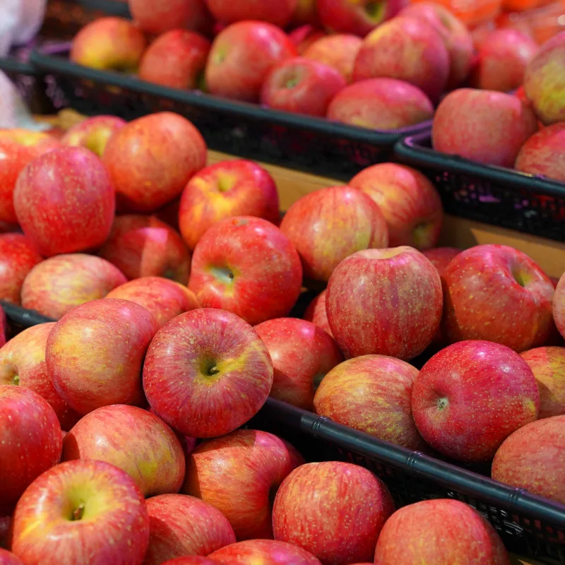 تفاح فوجي حلو وحامض كوري 1.5 كجم صغير إلى متوسط الحجم (7-9 تفاح)