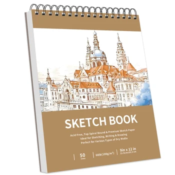 Spiral Sketch Drawing Pad 1