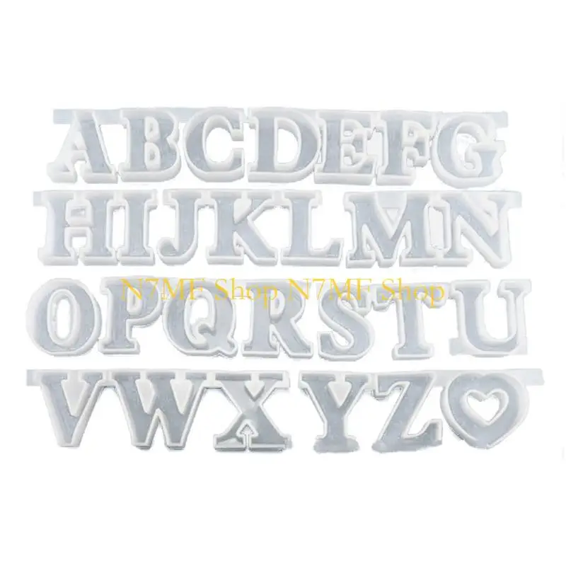 

N7MF Силиконовая английская буква форма DIY игрушки для улучшения практических способностей для детей