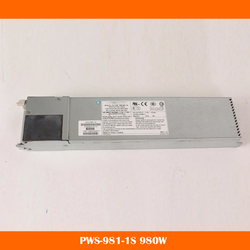 Perfect testing before shipment PWS-981-1S 980W
