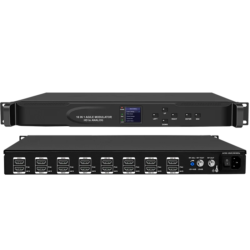 Dibviewolo OTV-H16RF 16 in 1  to ANALOG RF MODULATOR for DTV Headend