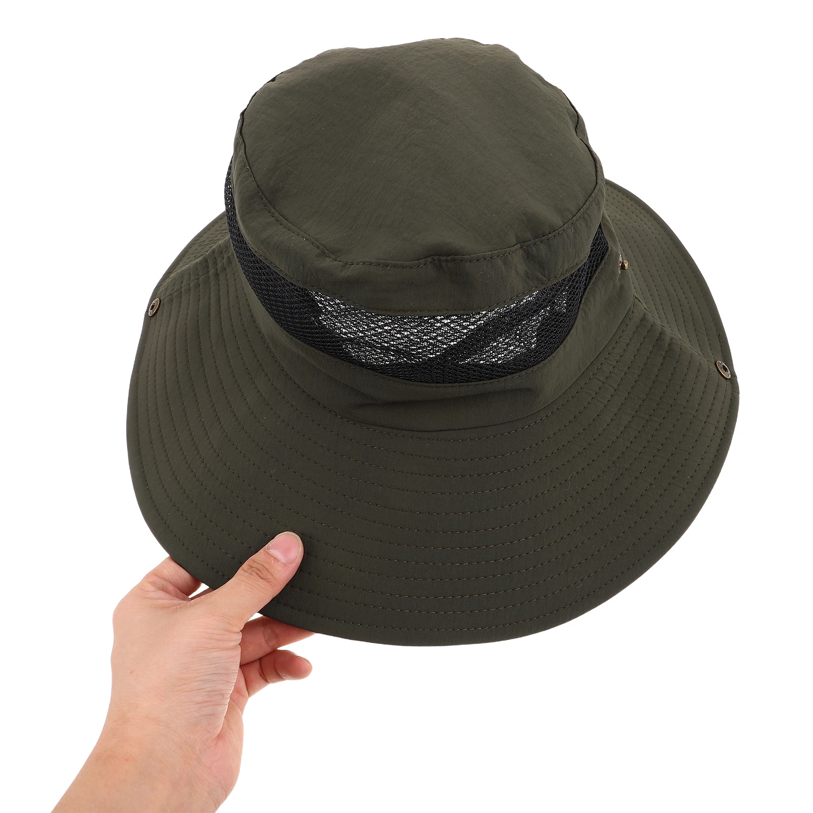 

Breathable Mesh Wide Brim Outdoor Sun Hat Fisherman Hat for Men Women Hiking Fishing Summer Adventure Sun Shade Hats for Men