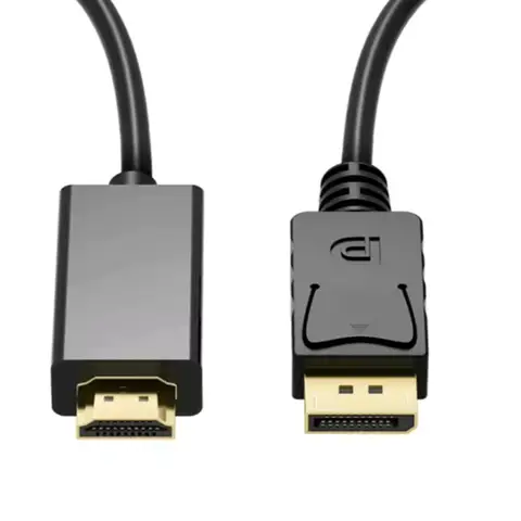    4k dp displayport para hdmi cabo dp para hdmi hdtv adaptador porta de exibição cabo de áudio de vídeo para pc hdtv projetor monitor portátil