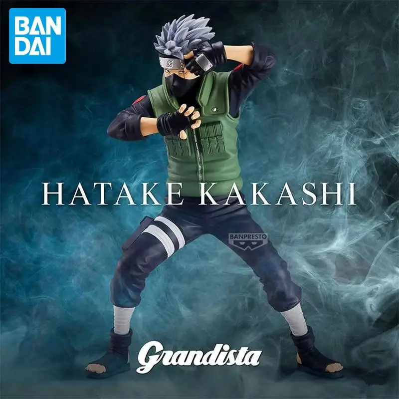 Auf Lager BANDAI Banpresto Original NARUTO Grandista-HATAKE KAKASHI Anime Charakter Sammlung Modell Ornamente PVC Urlaub Geschenk