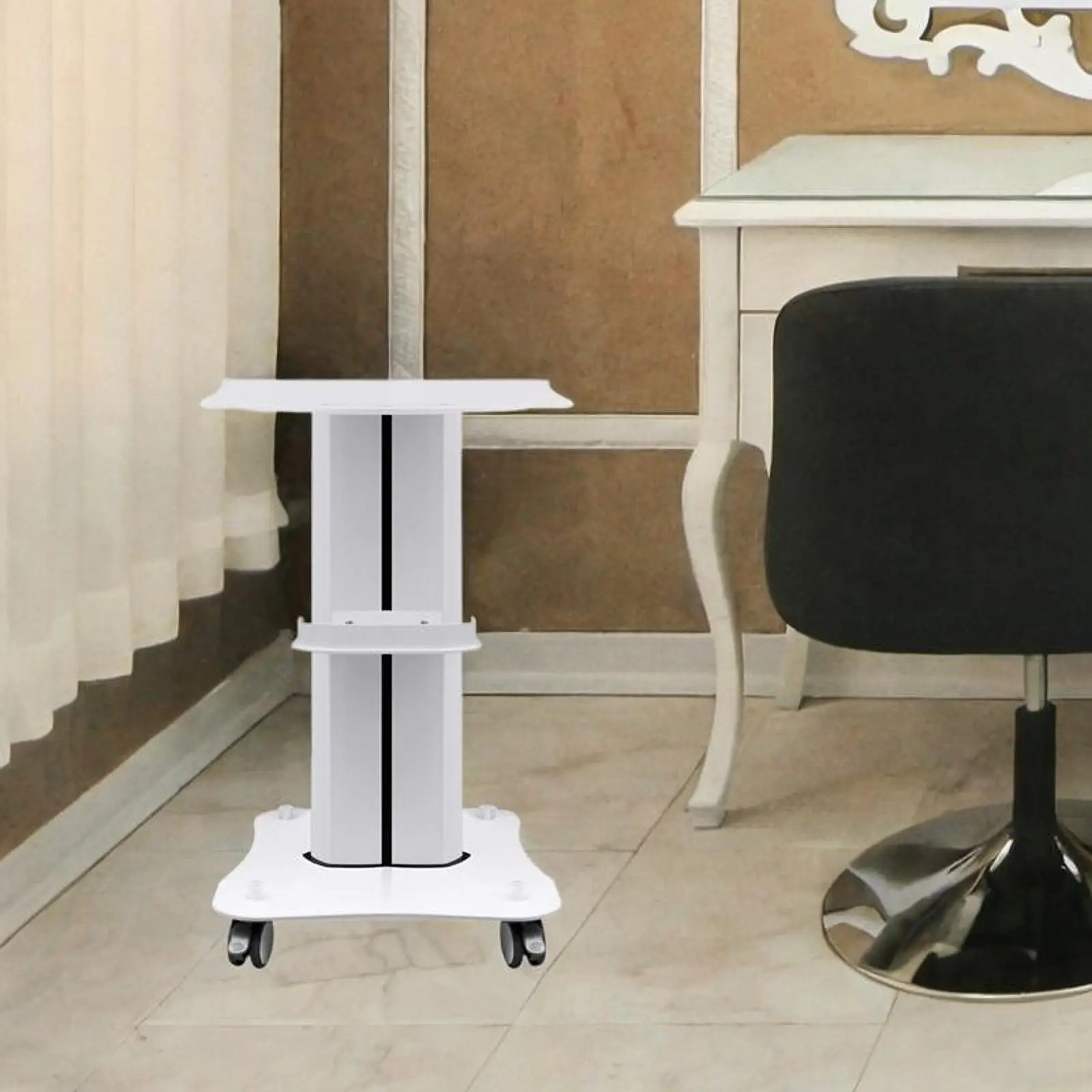 Beauty Rolling Trolley Cart Equipment Salon Spa Service Instrument Hairdressing Storage Tray