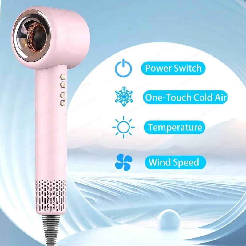 Professional Hair Dryer Negative Ionic Hair Dryer Leafless Hairdryer home appliance Of The Best Gift For Mother And Girl Friend