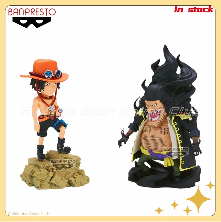 

В наличии оригинальные анимационные фигурки BANPRESTO WCF ONE PIECE Marshall D. Teach/PORTGAS.D.ACE, коллекция моделей, игрушки