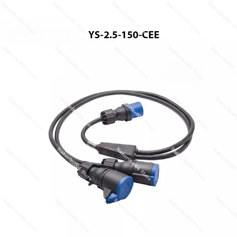 Applicable To Y-splitter Theater Stage Lighting 16A CEE1 Male Head To 2 Female 3 Cores * 2.5 Square 1.5 Meters YS