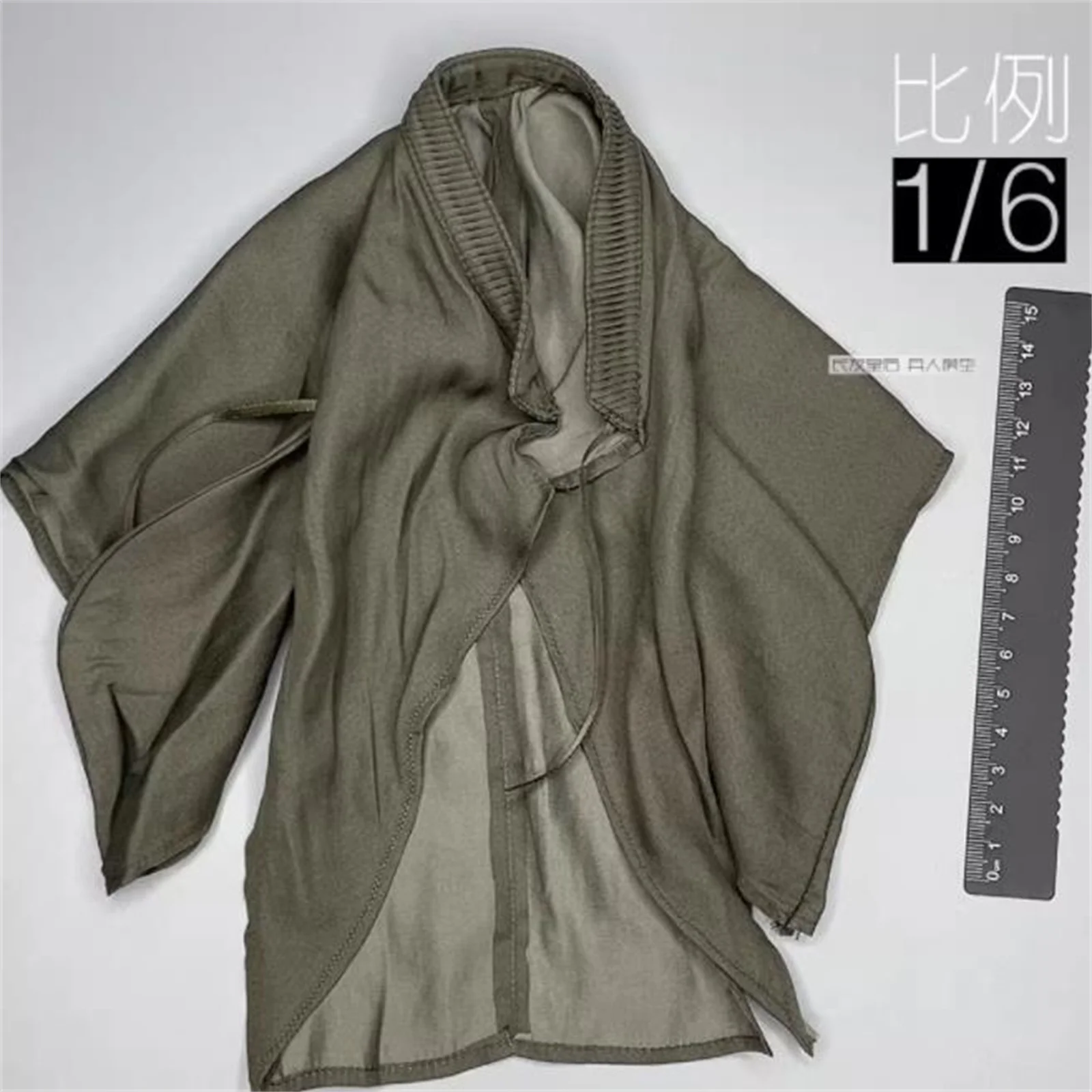 

1/6 мужской древний китайский классический наряд, рубашка, платье, костюм, длинный халат, мужская одежда, пальто для 12-дюймового косплея, режим экшн-фигурки