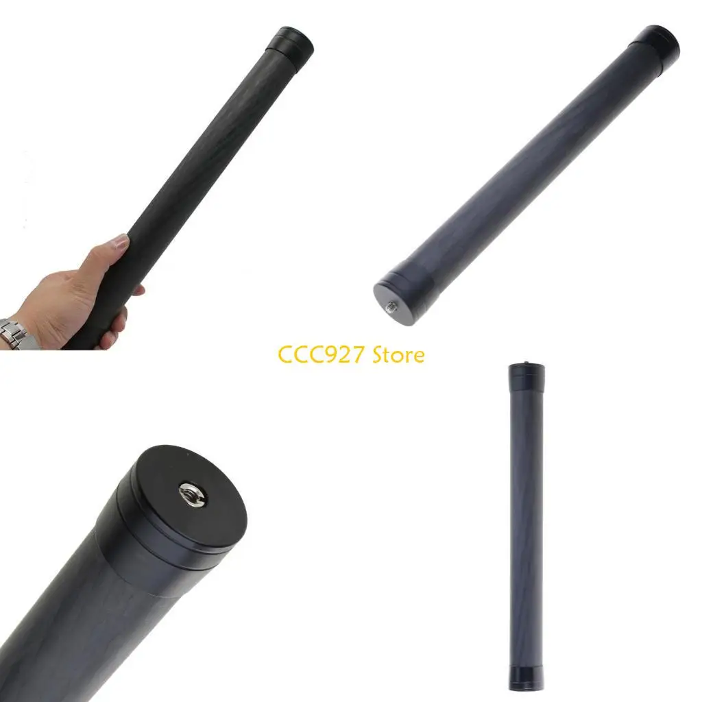 B03F Gimbal Camera Extension Rod 1/4'' Screw Carbon Fiber Extension Rod Handheld Grip Monopod Pole for Tripod Stabilizer