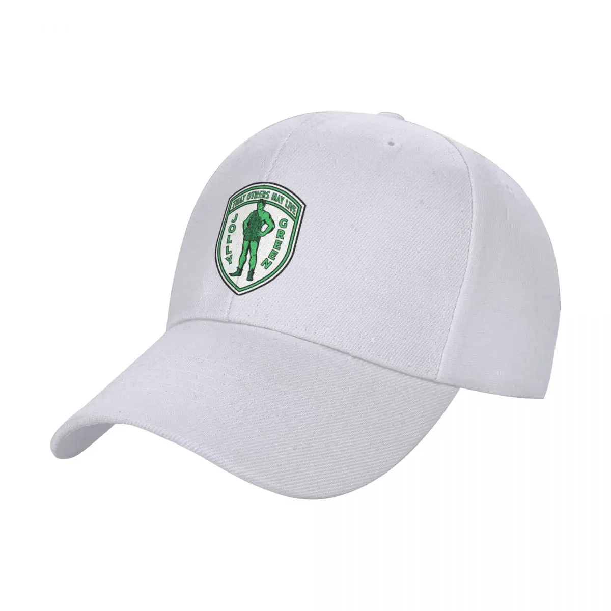 

Jolly Patch White Baseball Cap Fishing cap black Caps For Men Women's