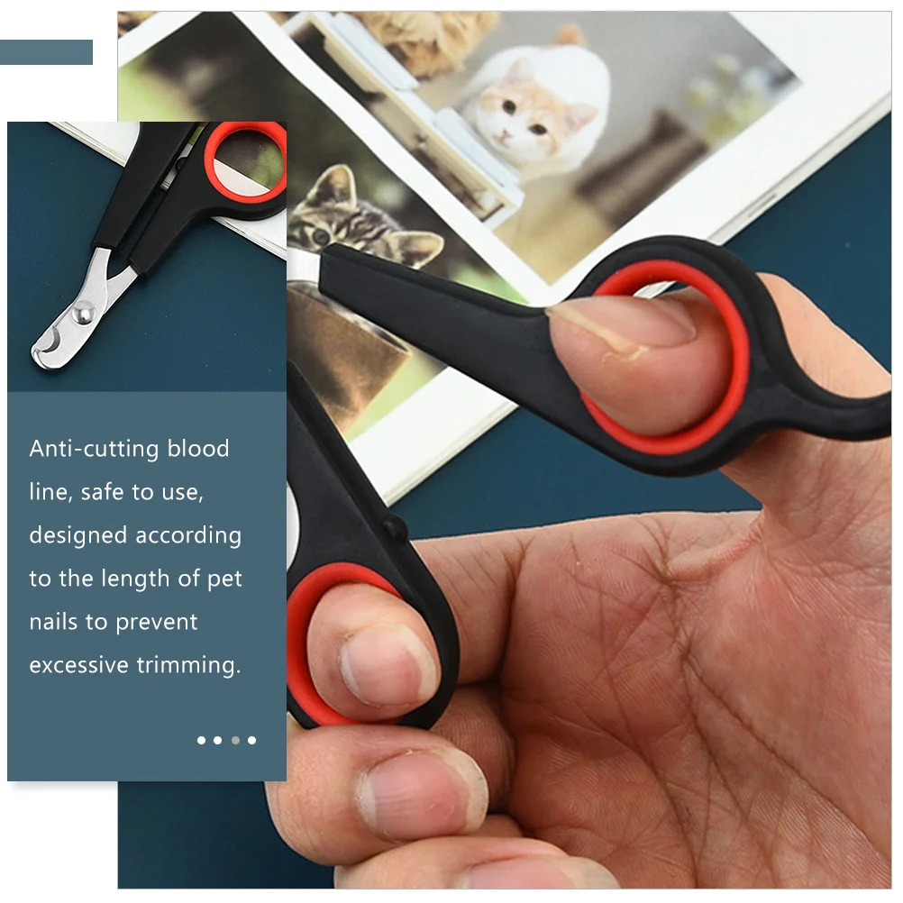 

3 Pcs Stainless Steel Pet Nail Clippers Dog Accessories Hammock Cat Accessory Grooming Supplies Tpr Bridegroom
