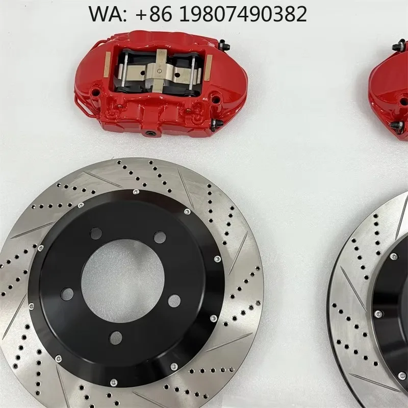 

18-19 Inch Wheel GT4 4 Piston Big Brake Kit Custom Racing Brake Rotor Caliper Adapter System For Mid Size Luxury Sedan Upade