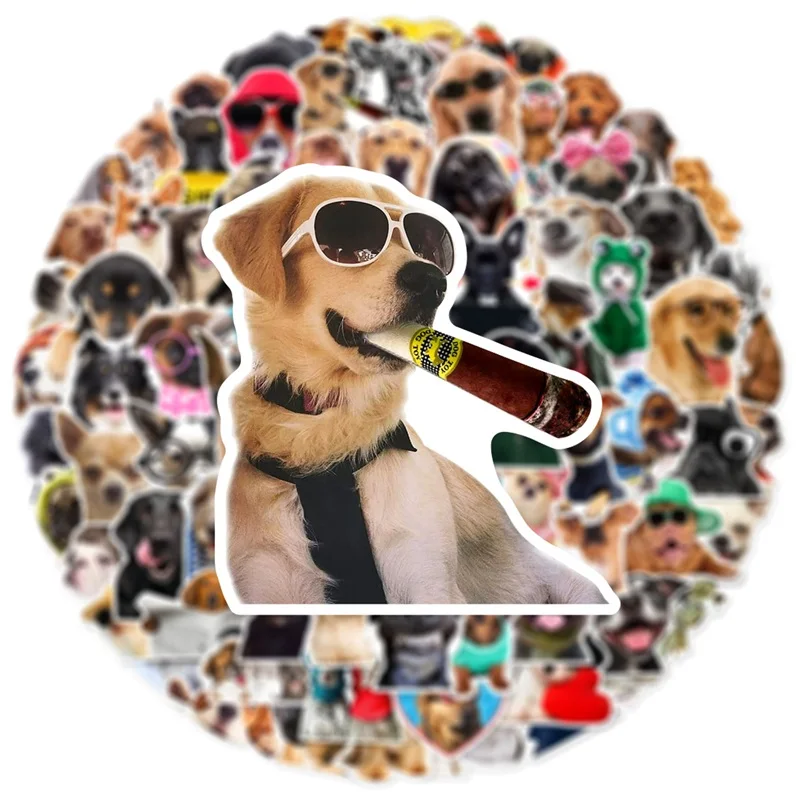 10/30/50/100PCS Cute Dog PVC Sticker Aesthetic Children\'s Korean Stationery School Supplies DIY Decoration Scrapbooking for Kids