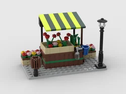 *City Modular street MOC* DIY enlighten block bricks,Compatible With Assembles Particles