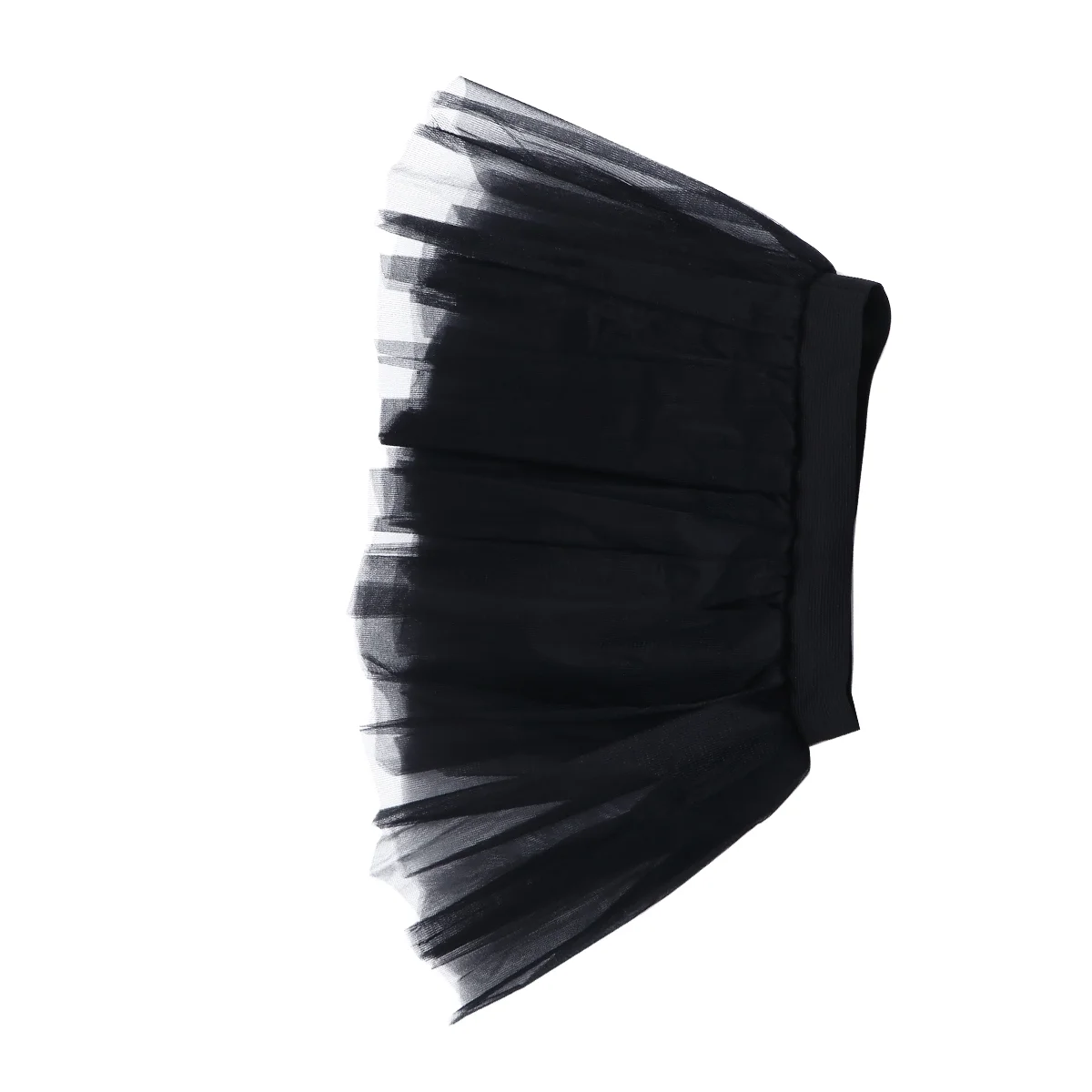 

Three layer Mesh Adult Tutu Skirt Black Kids Puffy Gauze Dress Up Accessory for Party Christmas Halloween Costumes Dancing