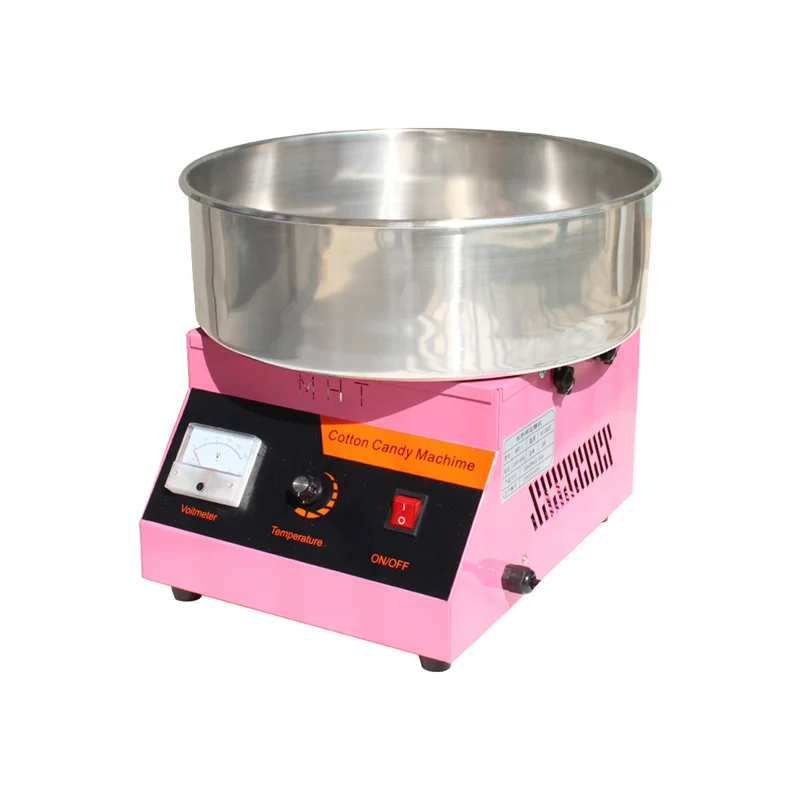 Commercial Electric Cotton Candy Machine with Temperature Control, Home DIY Sugar Floss Maker for Party Carnival Festival