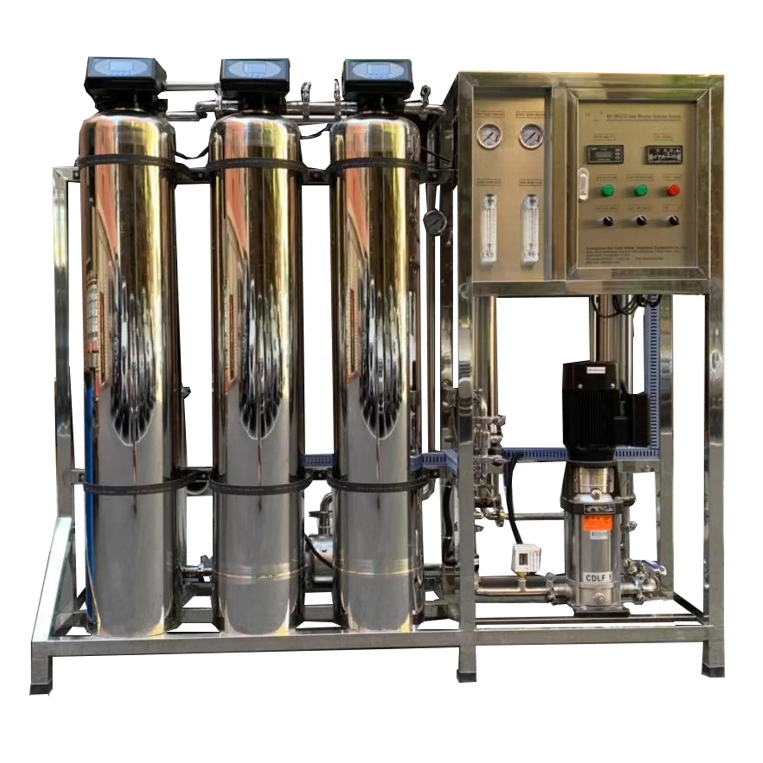 

500LPH Industrial Treatment RO System Filter Pure Drinking Water Making Purification Plant Machine Reverse Osmosis System