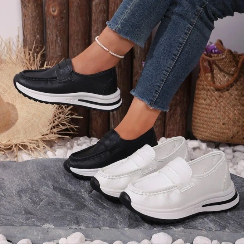 

Autumn Women Flat Shoes Woman Platform Sneakers Shoes Woman Shoes Wedge Women Loafers