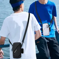 2025 New Casual Men's Satchel High Quality Oxford Men Diagonal Mini Crossbody Bags Shoulder Multi-Function Mobile Phone bags 가방