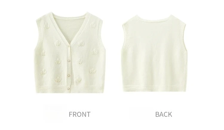 SENTUBILA Strickweste für Damen, Herbst 2026, neue ärmellose Strickjacke, lässige, einreihige Weste mit hohem Stretchanteil, W53JB2692 – Detail 27