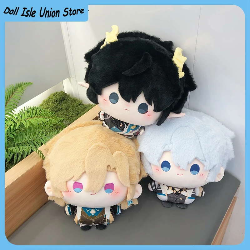 

20cm Anime Phainon DanHeng Aventurine Kawaii Big Head 0Cotton Doll Cosplay Plush Stuffed Skeleton Body Toys Present