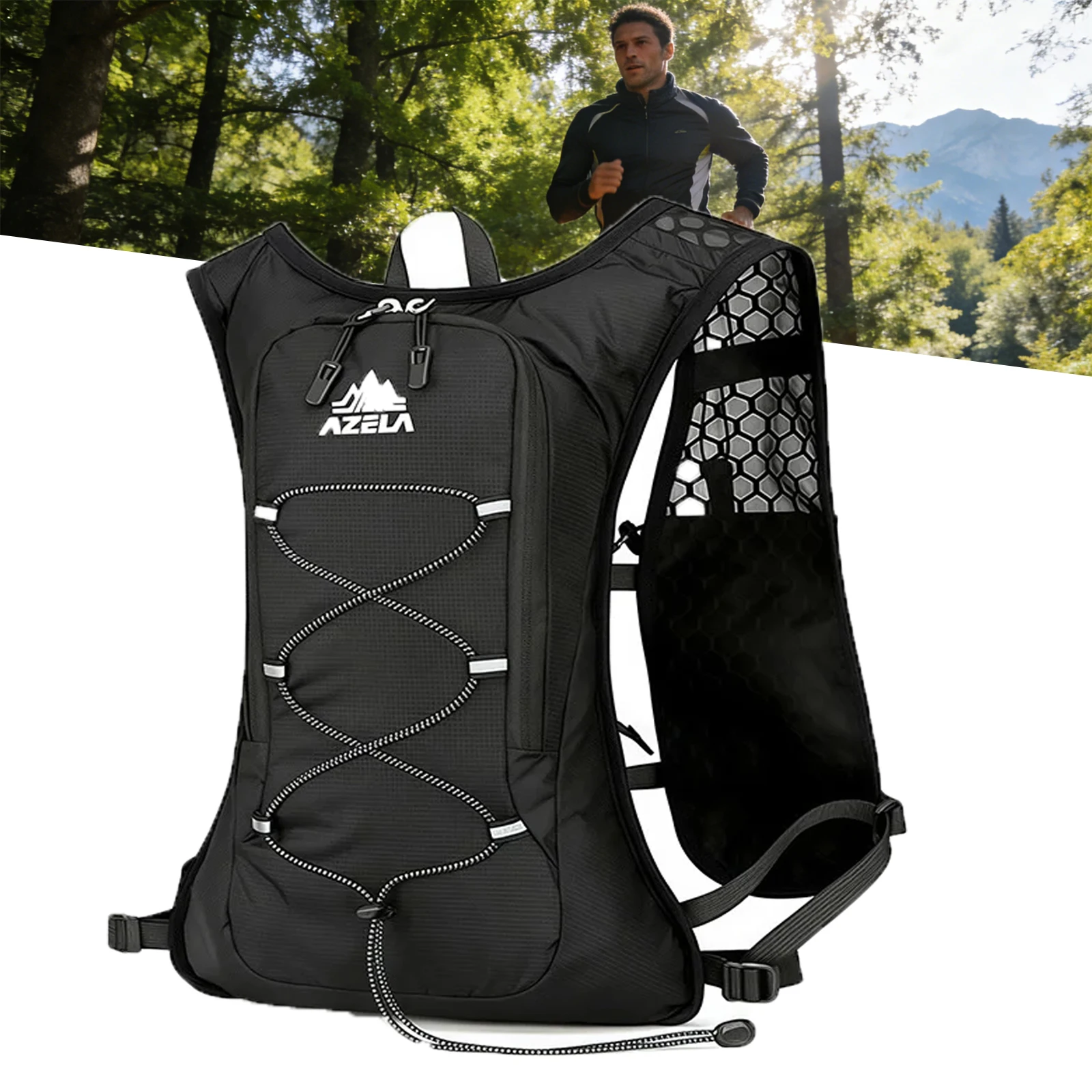 

Жилет для гидратации, легкий водный рюкзак для мужчин и женщин, водный рюкзак для езды на велосипеде, бега, пеших прогулок, езды на велосипеде