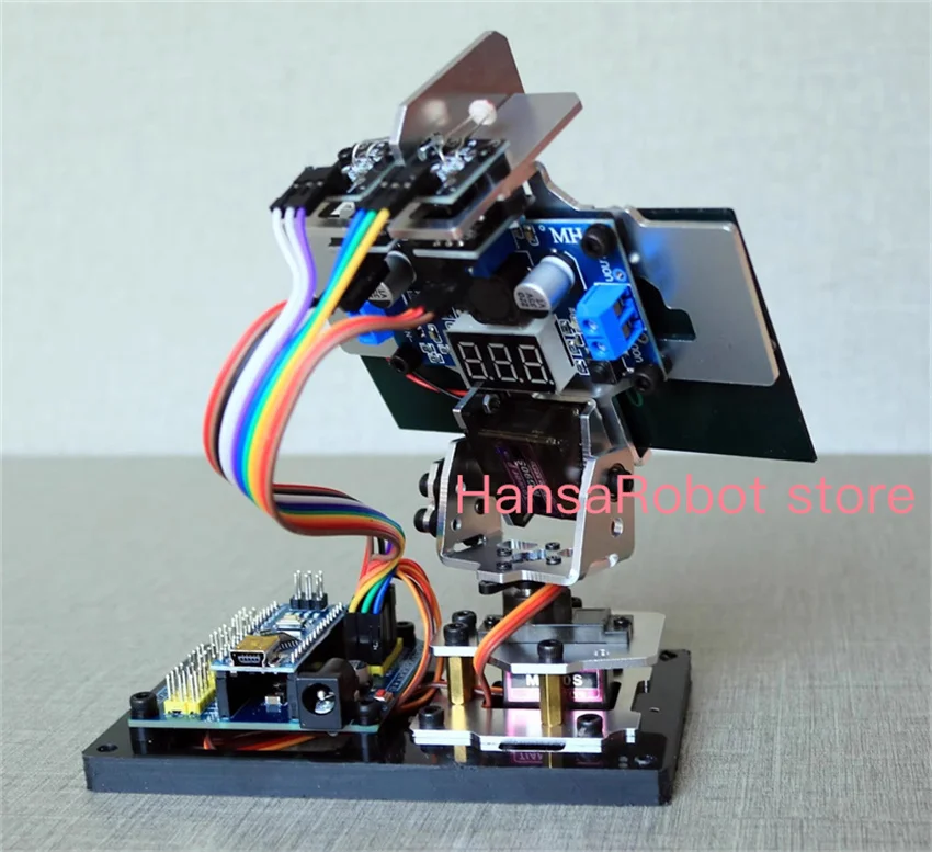 For Arduino DIY Smart Solar Tracking Equipment Power Generation Maker Project Small Production Tracking Radar