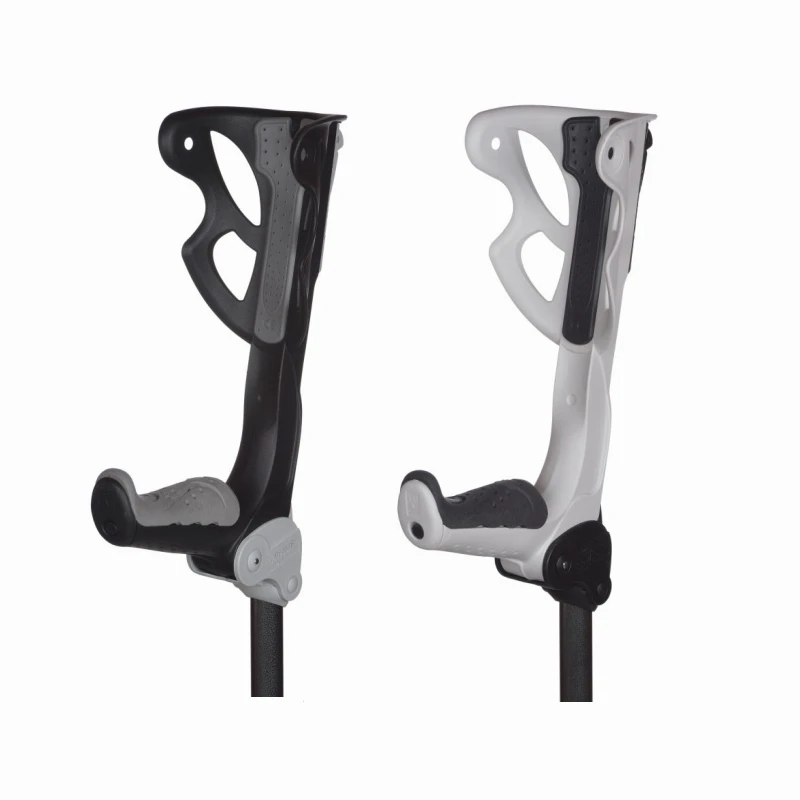 Aluminum Alloy Forearm Crutch, Professional Mountaineering Shock-absorbing and Buffering Elbow Crutch