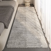 Imitation Cashmere Carpet Thick Anti Slip Geometric Printing Plush Rug Home Decor Children's Bedroom Carpet Living Room Foot Pad