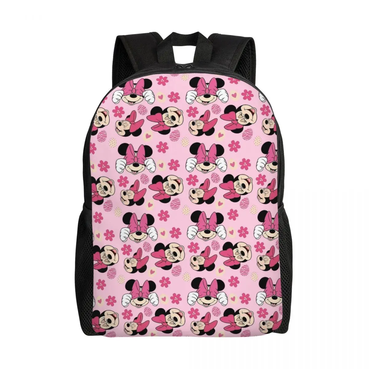 

Custom 3D Print Mickey Mouse Minnie Backpack for Boys Girls College School Travel Bags Women Men Bookbag Fits 15 Inch Laptop