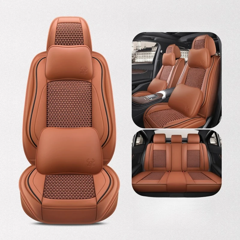 

Universal Full Coverage 5 Seat Car Seat Cover for HONDA Shuttle Inspire XRV HRV Pilot Element Insight Prelude Car Accessories