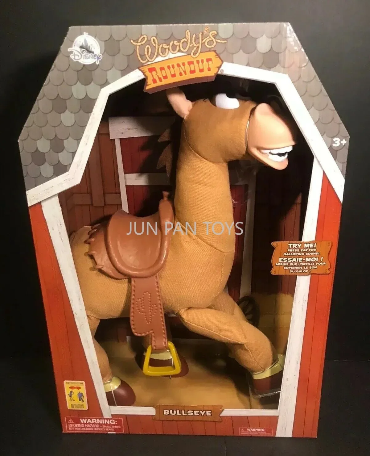 Origineel Disney Pixar Toy Story Woody's Roundup Bullseye pluche figuur met geluid elektronisch interactief speelgoed kerstcadeau