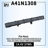 Battery for Asus X551 X551M A31N1319 X551C A41N1308 X551MA D550 X551CA A31LJ91 X451 X451C 00B110-00250600 0B110-00250100