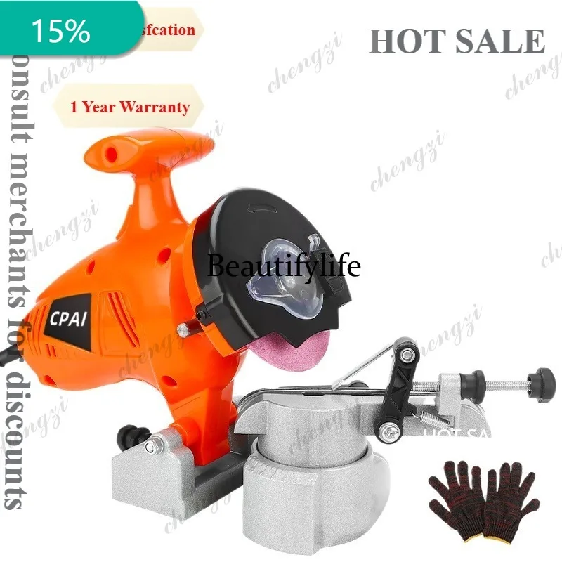 A172  Electric chain grinder grinding electric saw oil saw chain artifact  machine file chain saw tooth tool