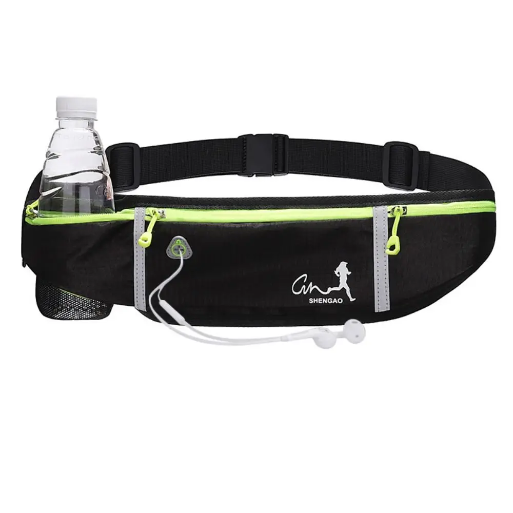Waterproof Running Waist Bag Invisible Adjustable Running Belt Pouch Reflective Strip Lightweight Marathon Jogging Bag