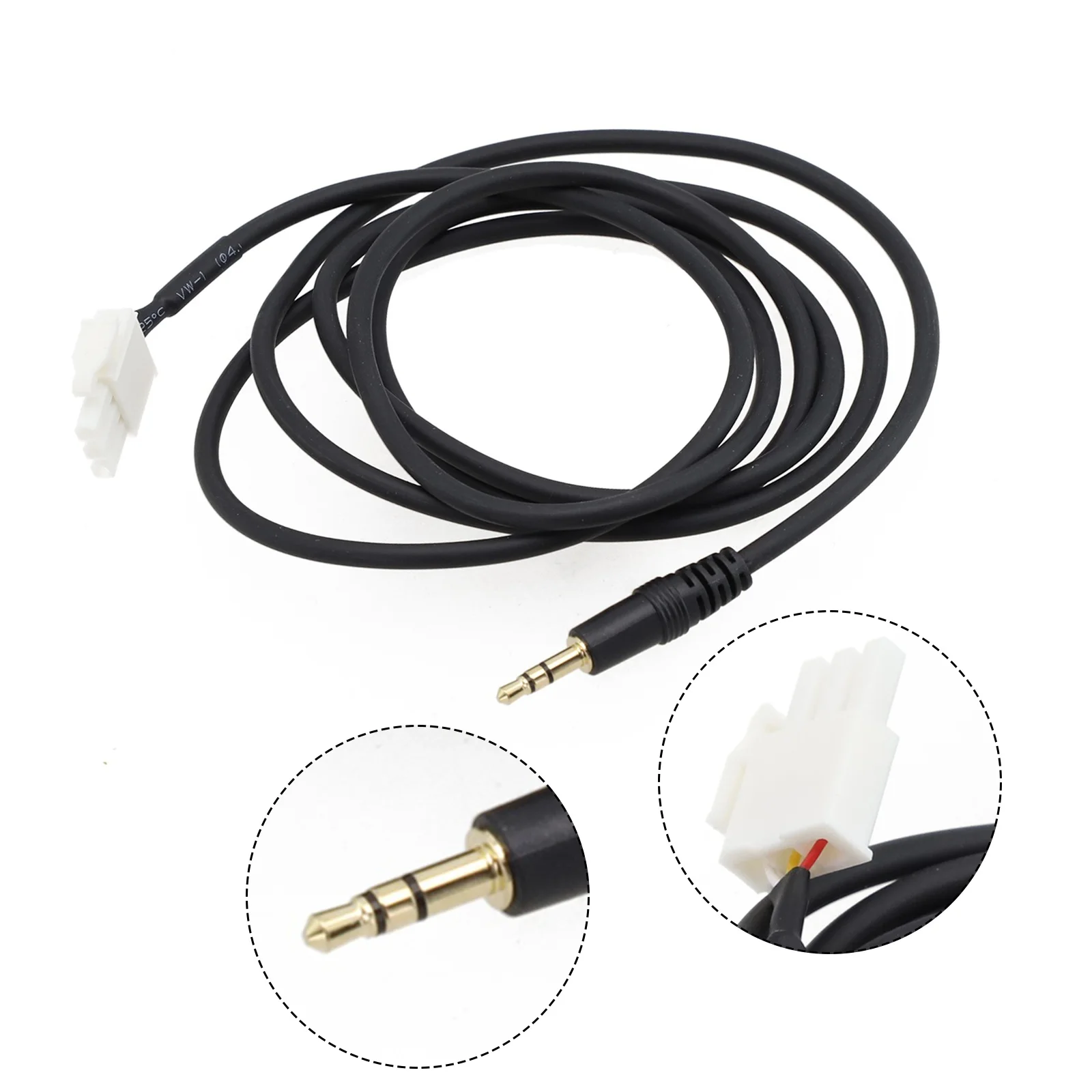 

Motorcycle AUX Audio Cable Male Wire 3PIN for Honda GL1800 3 5mm Streamlined Audio Connectivity within Your Reach