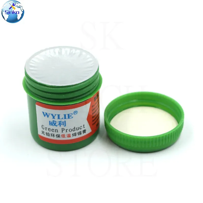 

WYLIE 50g Original Solder Tin Paste 183 Melting Point Welding Flux Soldering Cream Sn63/Pb37 Repair PCB BGA CPU LED Rework Tools