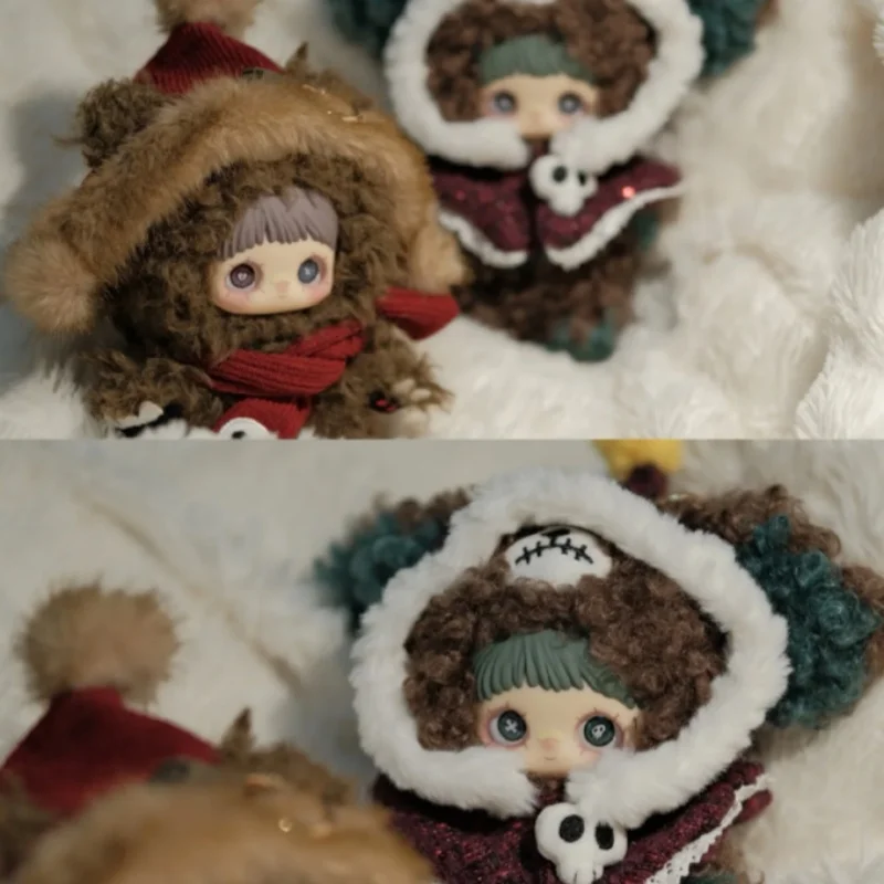 

Подлинная слепая коробка серии Sure Fun Nommi Magic Christmas Eve Mystery Box, милый виниловый плюшевый брелок, кавайный подарок, коллекционная игрушка