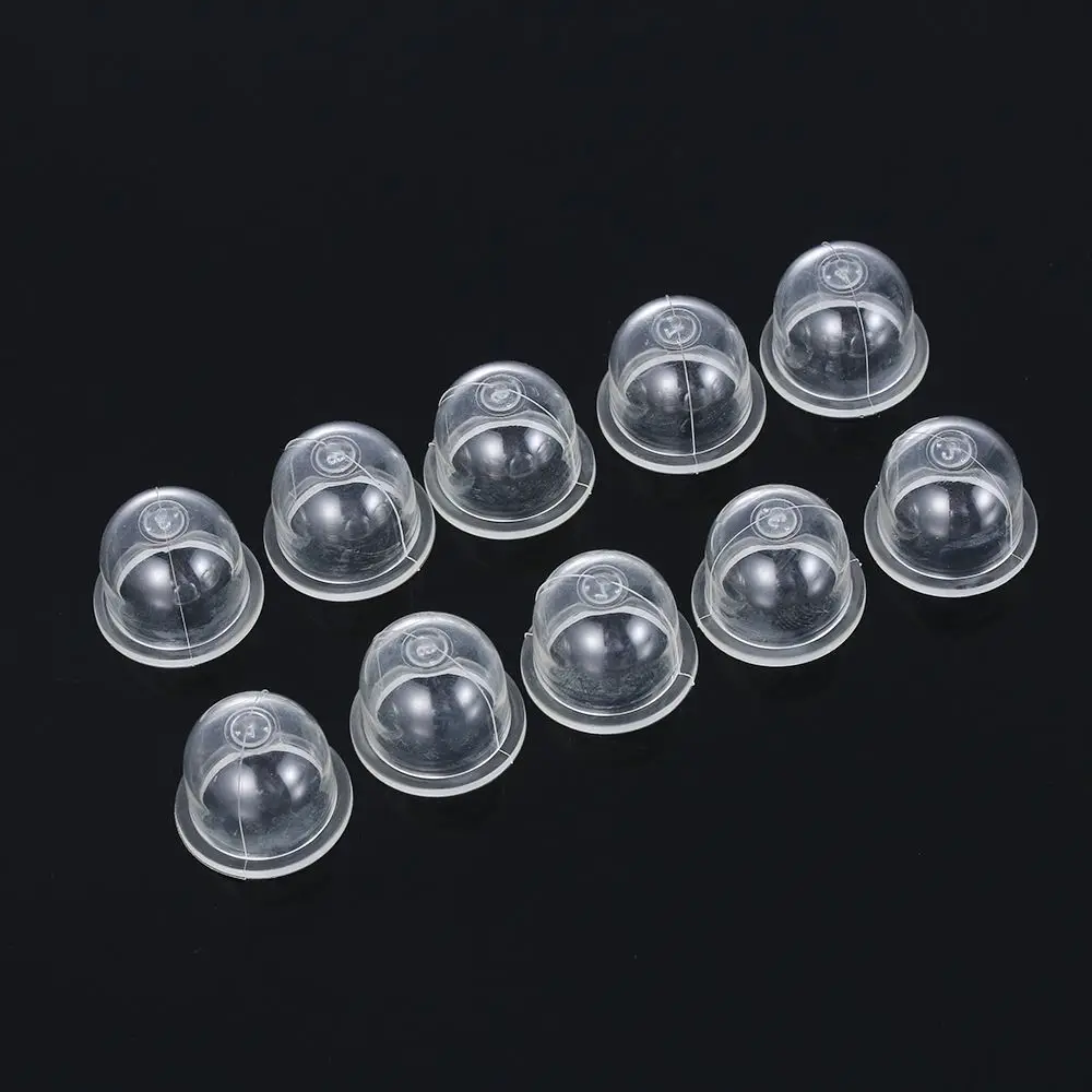 10Pcs PVC Eradicator Brushcutter Clear Carburetor Oil Bubble Carburetter Primer Chainsaws Trimmer Fuel Pump