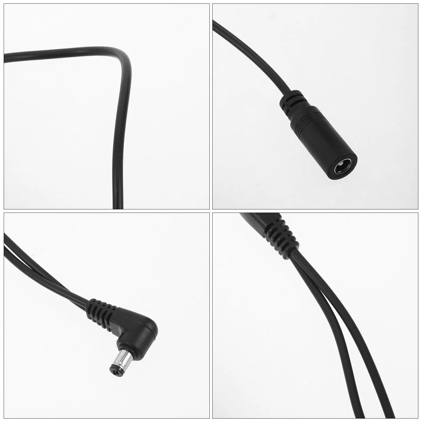 2Pcs Guitar Pedal Patch Cables Power Supply Y Cord for Pedal Board Accessories Electric Guitar Effects Cable 19.65x0.86x0.39in