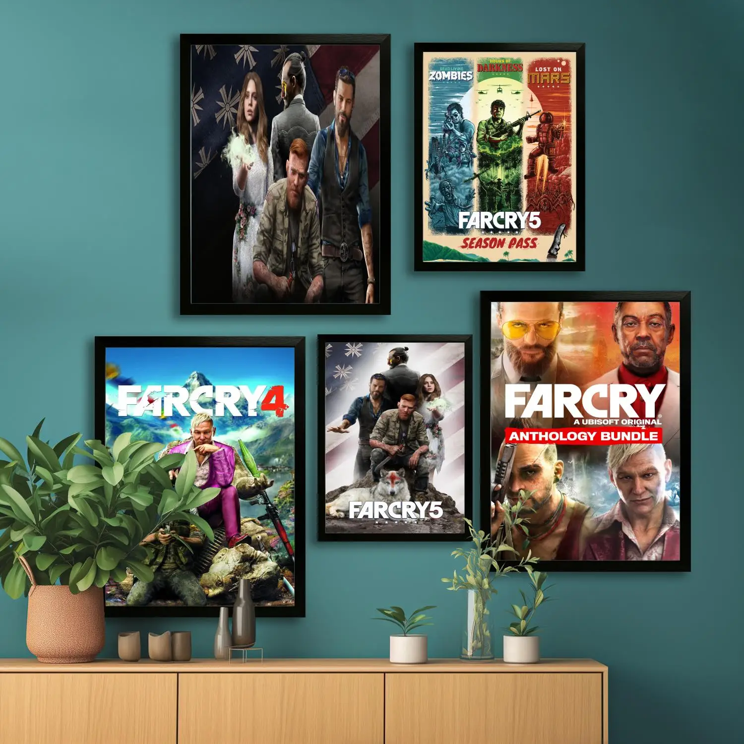 Far Cry 6 5 4 3 2New Dawn Video Game Canvas Art Poster and Wall Art Picture Print, Modern Family Bedroom Decor Posters