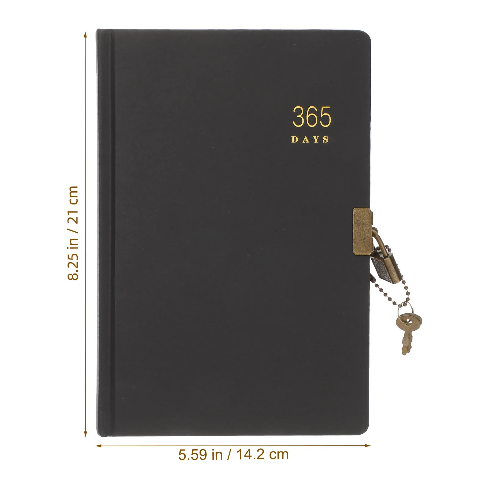 365 Days Diary Notebook with Lock Personal Journal for Writing Poetry Travel Sketching Ideas Notes Students Teachers Office Gift
