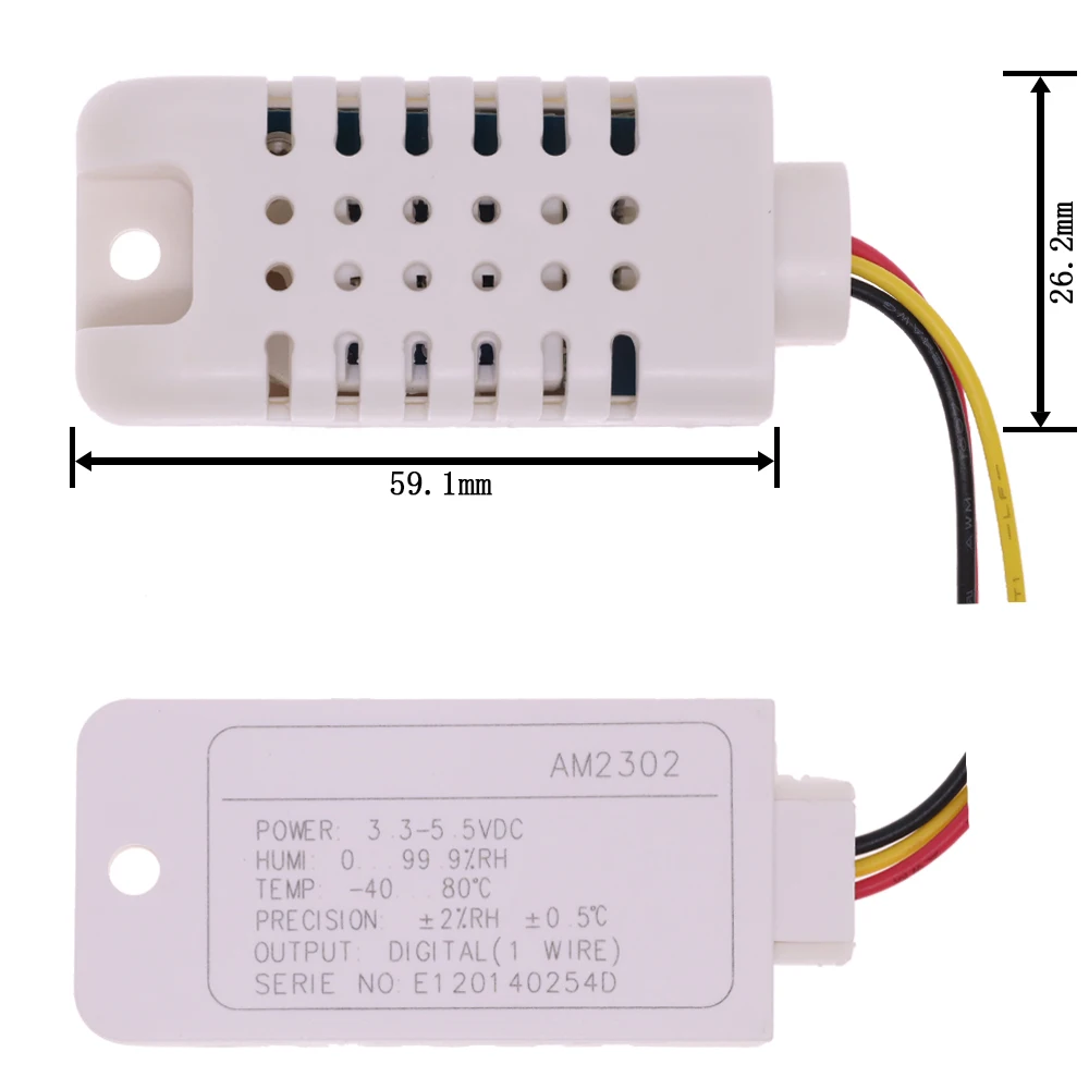 1PCS Wired DHT22/AM2302 Digital Temperature and Humidity Sensor AM2302