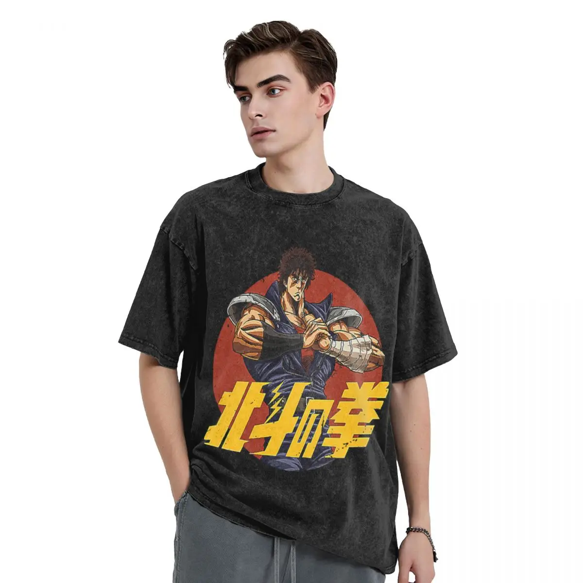 FIST OF THE NORTH STAR Essential T-Shirt essential t shirt sports fans anime tshirt Blouse t shirt men 100℅ cotton