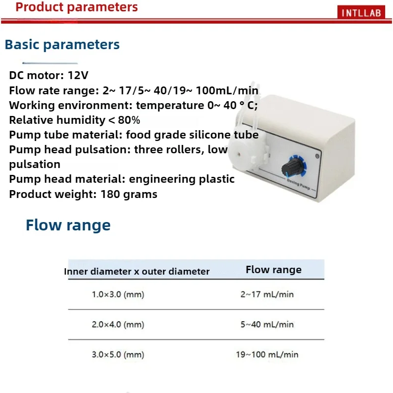 

Best 12V Micro Peristaltic Pump Flow Rate Adjustable Circulating Water Pump Self-priming Pump Small Household Silent Pumping