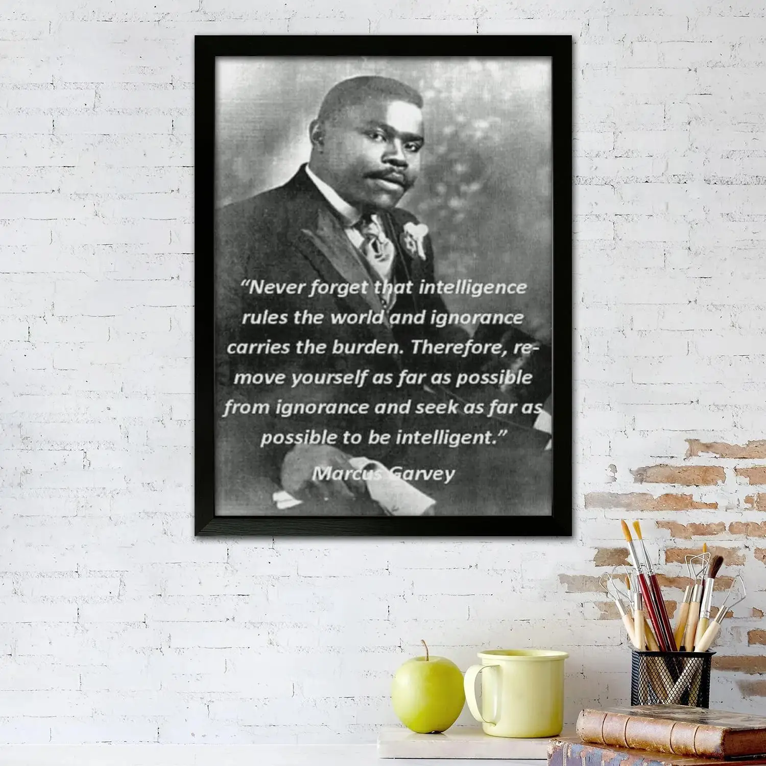 marcus garvey Political Activist Canvas Poster, Wall Art Picture Print, Modern Family Bedroom Decor Posters,Decorative painting