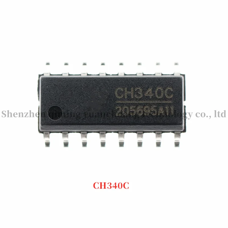 

10PCS CH340C SOP - 16 new turn new original USB serial interface chip built-in crystals quality assurance