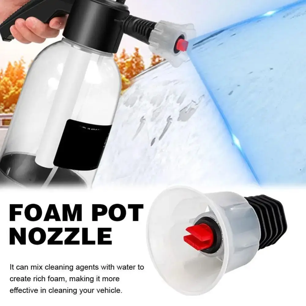 New Car Wash Foam Sprayer Windproof Foam Nozzle Spray Kettle Accessories Car Wash Spray Bottle Nozzle For Car Home Cleaning Tool