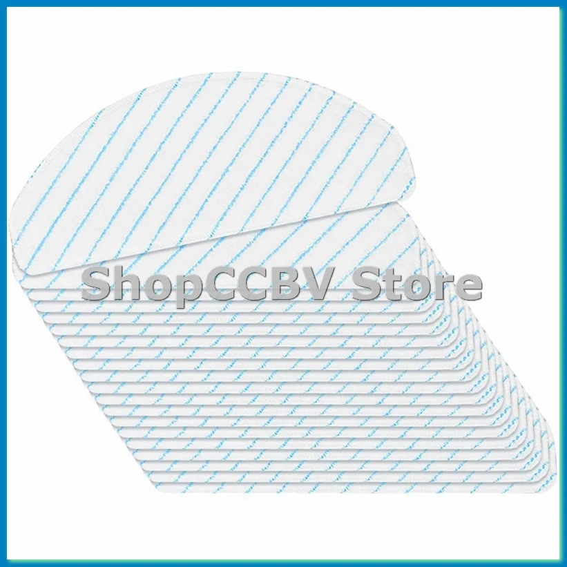 50Pcs Disposable Strong Rag Mop Cloths Pads for OZMO T8 T8 Max T9 + Vacuum Cleaner Parts-ABRM